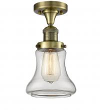  517-1CH-AB-G192-LED - Bellmont - 1 Light - 6 inch - Antique Brass - Semi-Flush Mount