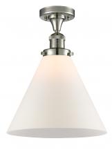 Innovations Lighting 517-1CH-PN-G41-L-LED - Cone - 1 Light - 12 inch - Polished Nickel - Semi-Flush Mount