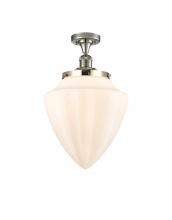 Innovations Lighting 517-1CH-PN-G661-12-LED - Bullet - 1 Light - 12 inch - Polished Nickel - Semi-Flush Mount