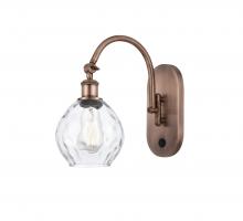  518-1W-AC-G362 - Waverly - 1 Light - 6 inch - Antique Copper - Sconce
