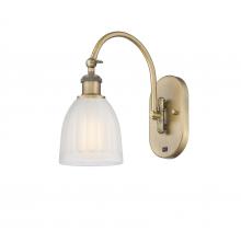  518-1W-BB-G441 - Brookfield - 1 Light - 6 inch - Brushed Brass - Sconce