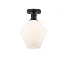  616-1F-BK-G651-8 - Cindyrella - 1 Light - 8 inch - Matte Black - Semi-Flush Mount