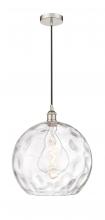 Innovations Lighting 616-1P-PN-G1215-14-LED - Athens Water Glass - 1 Light - 13 inch - Polished Nickel - Cord hung - Pendant