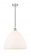 Innovations Lighting 616-1P-PN-GBD-161-LED - Bristol - 1 Light - 16 inch - Polished Nickel - Cord hung - Pendant