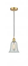 Innovations Lighting 616-1P-SG-G2811-LED - Hanover - 1 Light - 6 inch - Satin Gold - Cord hung - Mini Pendant