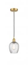 Innovations Lighting 616-1P-SG-G292-LED - Salina - 1 Light - 6 inch - Satin Gold - Cord hung - Mini Pendant