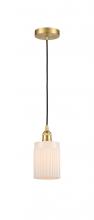 Innovations Lighting 616-1P-SG-G341-LED - Hadley - 1 Light - 5 inch - Satin Gold - Cord hung - Mini Pendant