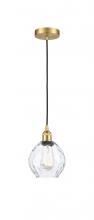 Innovations Lighting 616-1P-SG-G362-LED - Waverly - 1 Light - 6 inch - Satin Gold - Cord hung - Mini Pendant