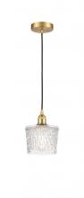 Innovations Lighting 616-1P-SG-G402-LED - Niagara - 1 Light - 7 inch - Satin Gold - Cord hung - Mini Pendant