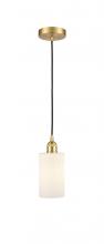 Innovations Lighting 616-1P-SG-G801-LED - Clymer - 1 Light - 4 inch - Satin Gold - Cord hung - Mini Pendant