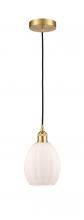 Innovations Lighting 616-1P-SG-G81-LED - Eaton - 1 Light - 6 inch - Satin Gold - Cord hung - Mini Pendant