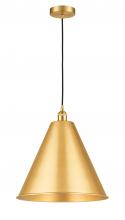 Innovations Lighting 616-1P-SG-MBC-16-SG-LED - Berkshire - 1 Light - 16 inch - Satin Gold - Cord hung - Mini Pendant