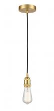 Innovations Lighting 616-1P-SG-LED - Edison - 1 Light - 2 inch - Satin Gold - Cord hung - Mini Pendant