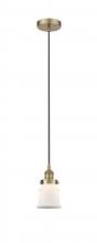  616-1PH-AB-G181S-LED - Canton - 1 Light - 5 inch - Antique Brass - Cord hung - Mini Pendant