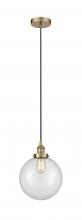  616-1PH-AB-G202-10 - Beacon - 1 Light - 10 inch - Antique Brass - Cord hung - Mini Pendant