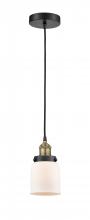  616-1PH-BAB-G51 - Bell - 1 Light - 5 inch - Black Antique Brass - Cord hung - Mini Pendant