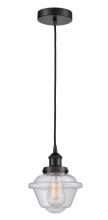  616-1PH-BK-G534 - Oxford - 1 Light - 7 inch - Matte Black - Cord hung - Mini Pendant