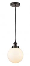 Innovations Lighting 616-1PH-OB-G201-8-LED - Beacon - 1 Light - 8 inch - Oil Rubbed Bronze - Cord hung - Mini Pendant