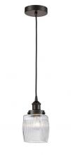 Innovations Lighting 616-1PH-OB-G302-LED - Colton - 1 Light - 6 inch - Oil Rubbed Bronze - Cord hung - Mini Pendant