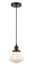 Innovations Lighting 616-1PH-OB-G321-LED - Olean - 1 Light - 7 inch - Oil Rubbed Bronze - Cord hung - Mini Pendant