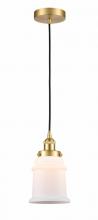 Innovations Lighting 616-1PH-SG-G181-LED - Canton - 1 Light - 6 inch - Satin Gold - Cord hung - Mini Pendant