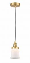 Innovations Lighting 616-1PH-SG-G181S-LED - Canton - 1 Light - 5 inch - Satin Gold - Cord hung - Mini Pendant