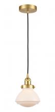 Innovations Lighting 616-1PH-SG-G321-LED - Olean - 1 Light - 7 inch - Satin Gold - Cord hung - Mini Pendant