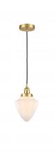 Innovations Lighting 616-1PH-SG-G661-7-LED - Bullet - 1 Light - 7 inch - Satin Gold - Cord hung - Mini Pendant