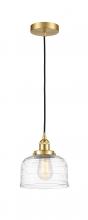 Innovations Lighting 616-1PH-SG-G713-LED - Bell - 1 Light - 8 inch - Satin Gold - Cord hung - Mini Pendant