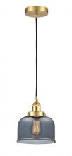 Innovations Lighting 616-1PH-SG-G73-LED - Bell - 1 Light - 8 inch - Satin Gold - Cord hung - Mini Pendant