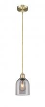 616-1S-AB-G558-6SM - Bella - 1 Light - 6 inch - Antique Brass - Cord hung - Mini Pendant