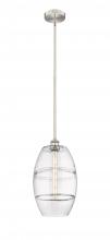  616-1S-SN-G557-10CL - Vaz - 1 Light - 10 inch - Brushed Satin Nickel - Cord hung - Mini Pendant