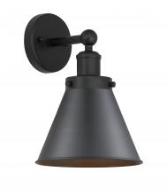  616-1W-BK-M13-BK - Appalachian - 1 Light - 8 inch - Matte Black - Sconce