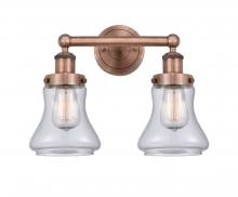  616-2W-AC-G192 - Bellmont - 2 Light - 15 inch - Antique Copper - Bath Vanity Light