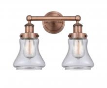  616-2W-AC-G194 - Bellmont - 2 Light - 15 inch - Antique Copper - Bath Vanity Light