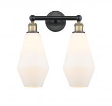  616-2W-BAB-G651-7 - Cindyrella - 2 Light - 16 inch - Black Antique Brass - Bath Vanity Light