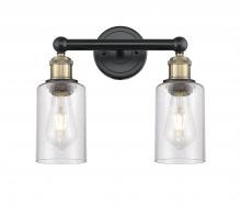  616-2W-BAB-G804 - Clymer - 2 Light - 13 inch - Black Antique Brass - Bath Vanity Light