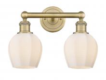  616-2W-BB-G461-6 - Norfolk - 2 Light - 15 inch - Brushed Brass - Bath Vanity Light