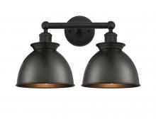  616-2W-BK-M14-BK - Adirondack - 2 Light - 17 inch - Matte Black - Bath Vanity Light