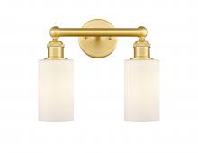  616-2W-SG-G801 - Clymer - 2 Light - 13 inch - Satin Gold - Bath Vanity Light