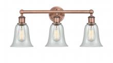 Innovations Lighting 616-3W-AC-G2812 - Hanover - 3 Light - 24 inch - Antique Copper - Bath Vanity Light