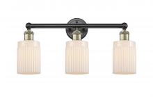  616-3W-BAB-G341 - Hadley - 3 Light - 23 inch - Black Antique Brass - Bath Vanity Light