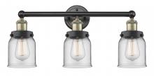  616-3W-BAB-G52 - Bell - 3 Light - 23 inch - Black Antique Brass - Bath Vanity Light