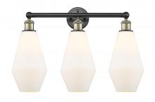  616-3W-BAB-G651-7 - Cindyrella - 3 Light - 25 inch - Black Antique Brass - Bath Vanity Light