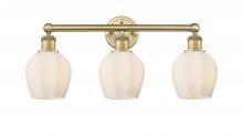  616-3W-BB-G461-6 - Norfolk - 3 Light - 24 inch - Brushed Brass - Bath Vanity Light