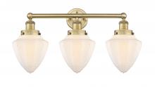  616-3W-BB-G661-7 - Bullet - 3 Light - 24 inch - Brushed Brass - Bath Vanity Light