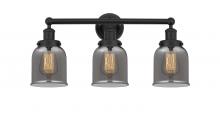  616-3W-BK-G53 - Bell - 3 Light - 23 inch - Matte Black - Bath Vanity Light