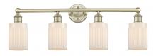  616-4W-AB-G341 - Hadley - 4 Light - 32 inch - Antique Brass - Bath Vanity Light