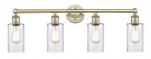  616-4W-AB-G802 - Clymer - 4 Light - 31 inch - Antique Brass - Bath Vanity Light
