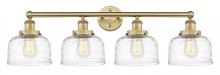  616-4W-BB-G713 - Bell - 4 Light - 35 inch - Brushed Brass - Bath Vanity Light